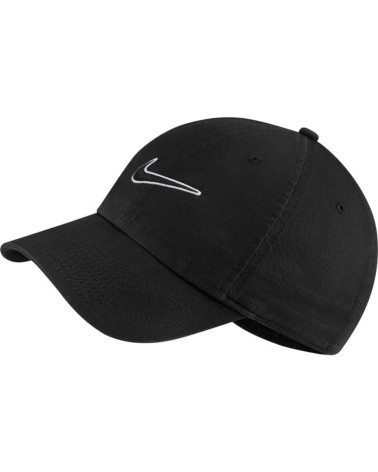 NIKE U NK H86 CAP ESSENTIAL SWSH, CAPPELLINO DA BASEBALL, UNISEX ADULTO, NERO, TAGLIA UNICA