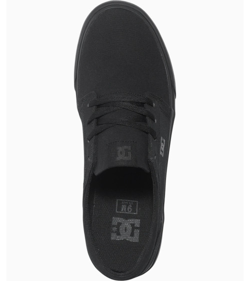 DC SHOES TRASE TX-SHOES FOR MEN, ESPADRILLAS BASSE UOMO, NERO (3BK), 36 EU