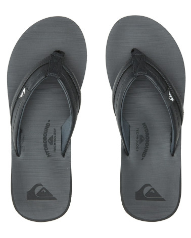 QUIKSILVER CARVER SQUISH, INFRADITO UOMO, NERO 3, 45 EU