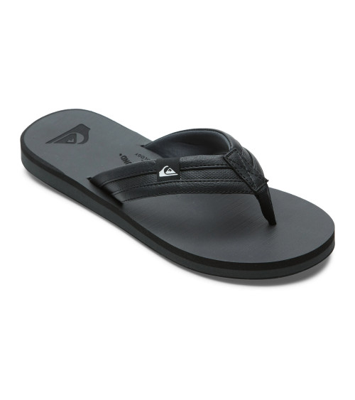 QUIKSILVER CARVER SQUISH, INFRADITO UOMO, NERO 3, 45 EU