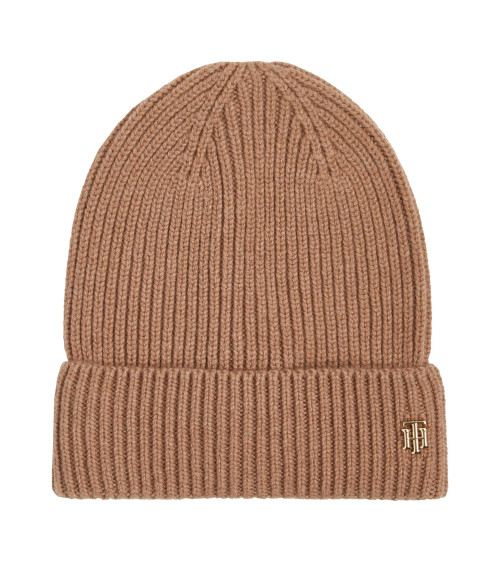 TOMMY HILIFGER LUXE BEANIE - BERRETTO