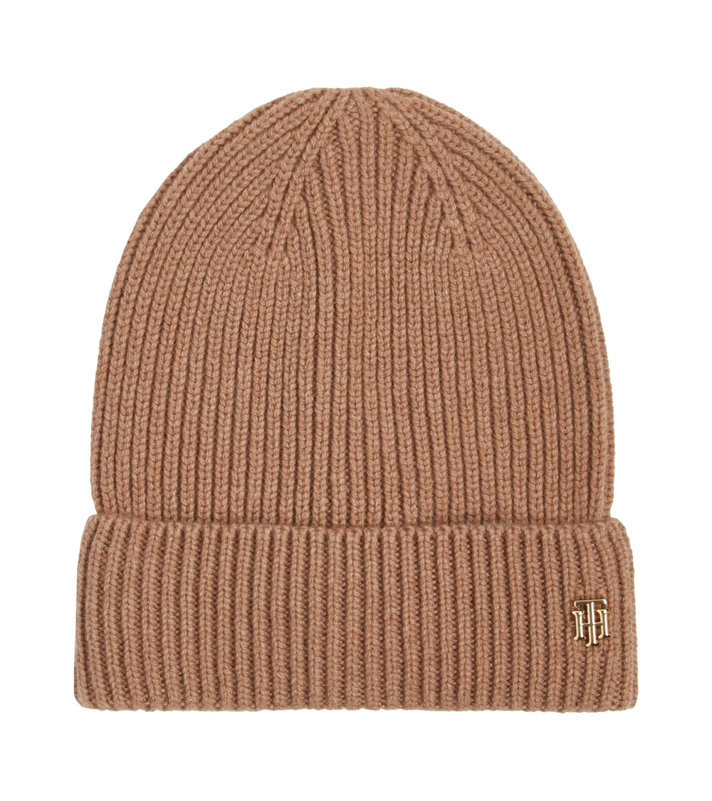 TOMMY HILIFGER LUXE BEANIE - BERRETTO