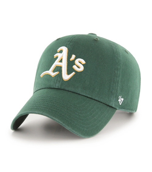 MLB 47 CLEAN UP CAPPELLINO DA BASEBALL REGOLABILE DA ADULTO DONNA UOMO DARK GREEN TAGLIA UNICA