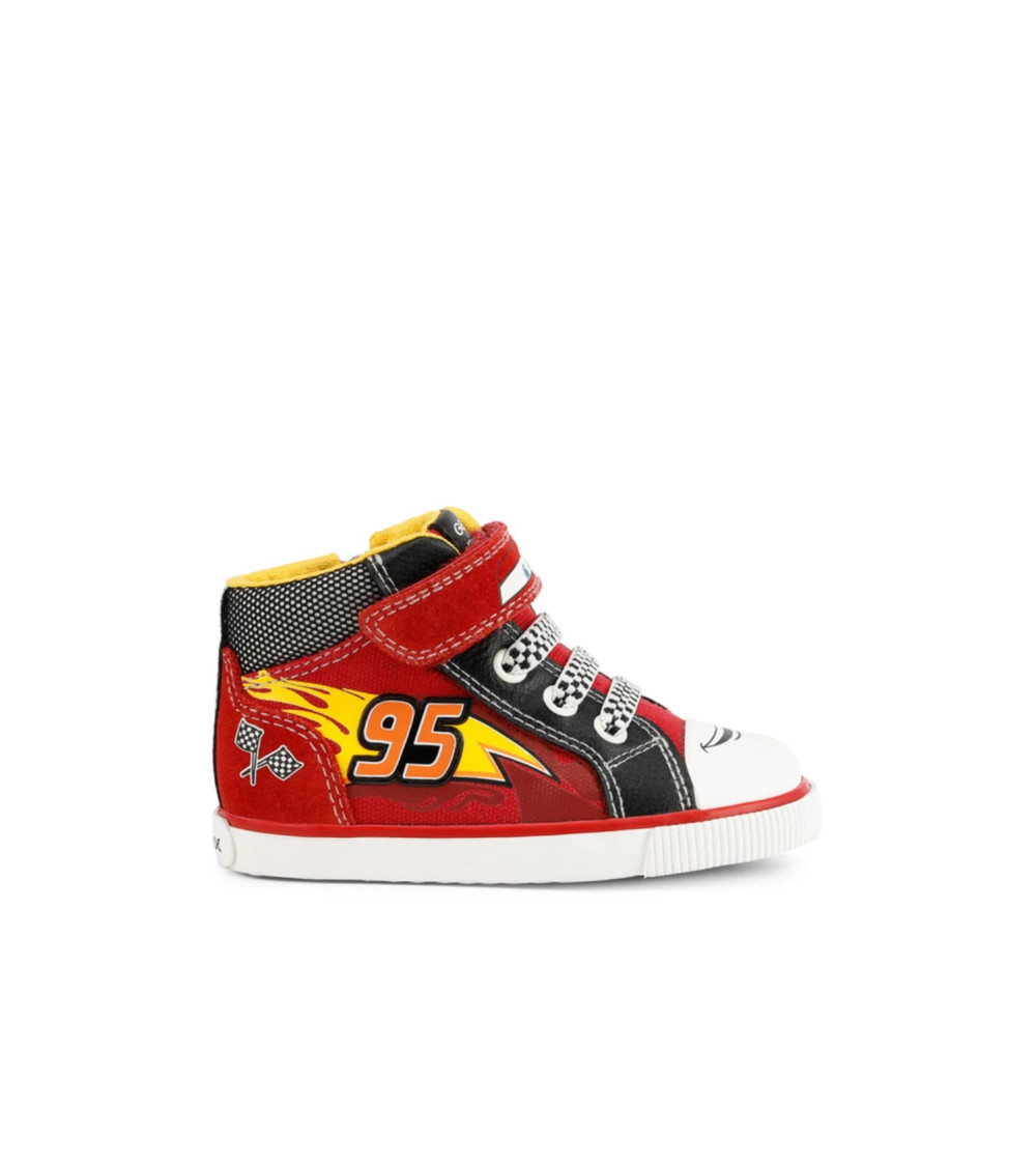 GEOX B KILWI BOY D, SNEAKERS BAMBINI E RAGAZZI, ROSSO/NERO (RED/BLACK), 20 EU