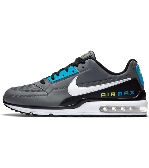 NIKE AIR MAX LTD 3, SCARPE DA CORSA UOMO, SMOKE GREY WHITE BLACK LASER BLUE, 44.5 EU