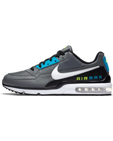 NIKE AIR MAX LTD 3, SCARPE DA CORSA UOMO, SMOKE GREY WHITE BLACK LASER BLUE, 44.5 EU