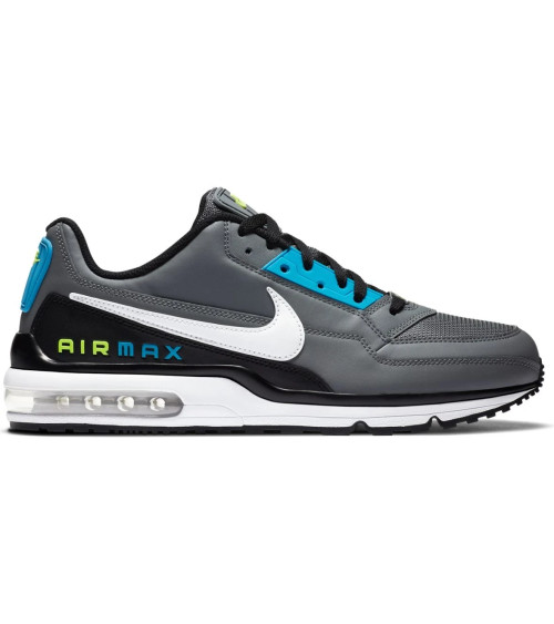 NIKE AIR MAX LTD 3, SCARPE DA CORSA UOMO, SMOKE GREY WHITE BLACK LASER BLUE, 44.5 EU