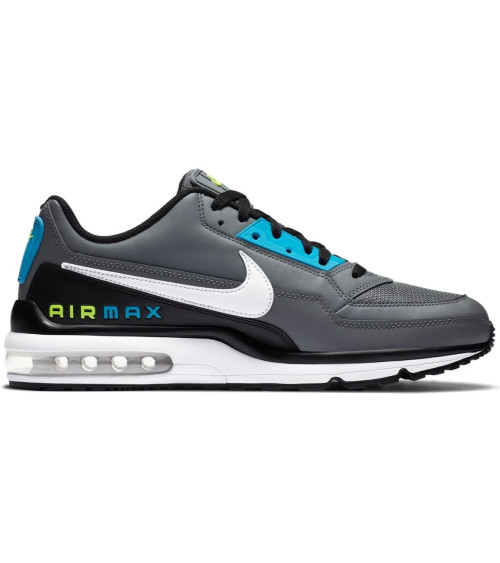 NIKE AIR MAX LTD 3, SCARPE DA CORSA UOMO, SMOKE GREY WHITE BLACK LASER BLUE, 44.5 EU