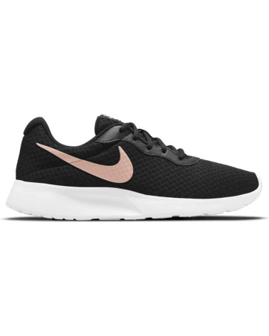 NIKE TANJUN, SCARPE DA GINNASTICA DONNA, NERO BLACK MTLC RED BRONZE BARELY VOLT WHITE, 35.5 EU