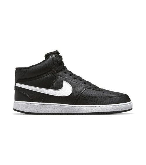 NIKE COURT VISION MID NEXT NATURE, SCARPE DA GINNASTICA UOMO, BLACK WHITE BLACK, 44 EU