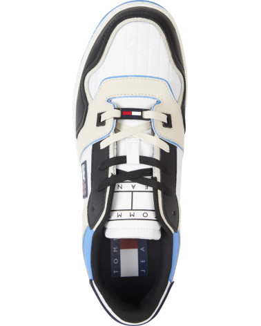 Tommy Jeans Men's Black Cupsole Sneakers - Stylish & Modern