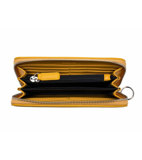 REPLAY FW5303, ACCESSORI DA VIAGGIO-PORTAFOGLI DONNA, 160 DK YELLOW, 19 CM X 10,5 CM X 2 CM