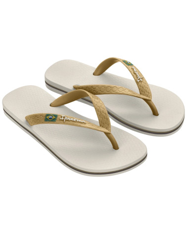 IPANEMA CLAS BRASIL II FEM, INFRADITO DONNA, BEIGE/GOLD, 35 EU