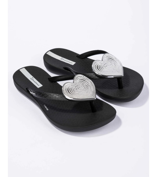 IPANEMA MAXI FASHION KIDS PARA MUJER, BLACK SILVER, 29.5 EU - INFRADITO,