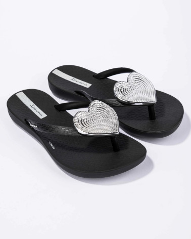 IPANEMA MAXI FASHION KIDS PARA MUJER, BLACK SILVER, 29.5 EU - INFRADITO,