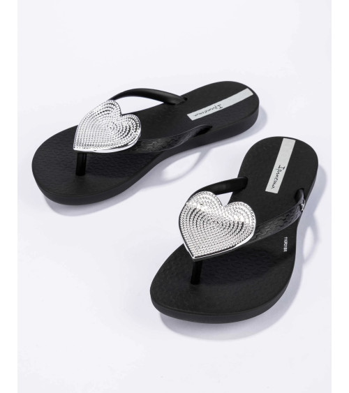 IPANEMA MAXI FASHION KIDS PARA MUJER, BLACK SILVER, 29.5 EU - INFRADITO,