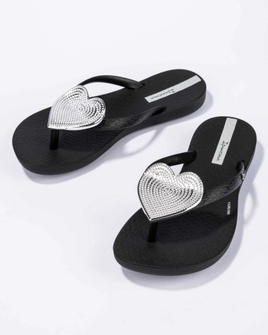 IPANEMA MAXI FASHION KIDS PARA MUJER, BLACK SILVER, 29.5 EU - INFRADITO,