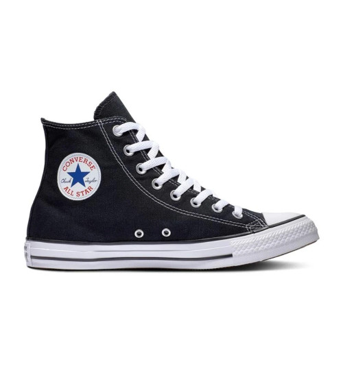 CONVERSE CHUCK TAYLOR HI, SNEAKER UNISEX ADULTO, NERO, TAGLIA 44 EU
