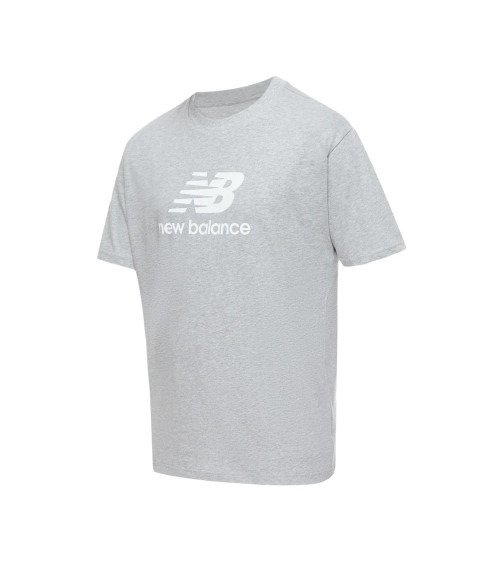 New Balance Tee Shirt Essentials Logo - Livraison Gratuite!
