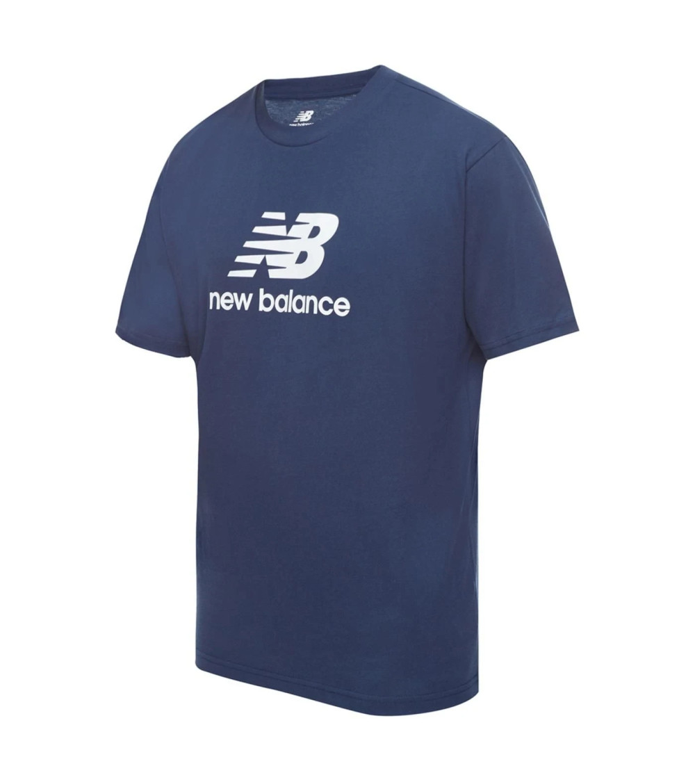 New Balance Tee Shirt Essentials Logo - Livraison Gratuite!