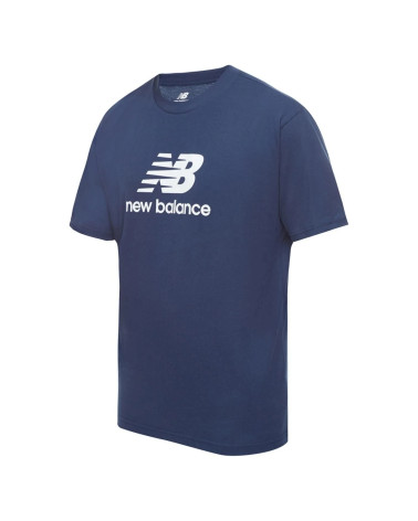 New Balance Tee Shirt Essentials Logo - Livraison Gratuite!