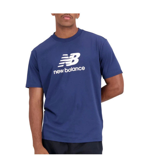 New Balance Essentials Stacked Logo Tee | Men's T-Shirt