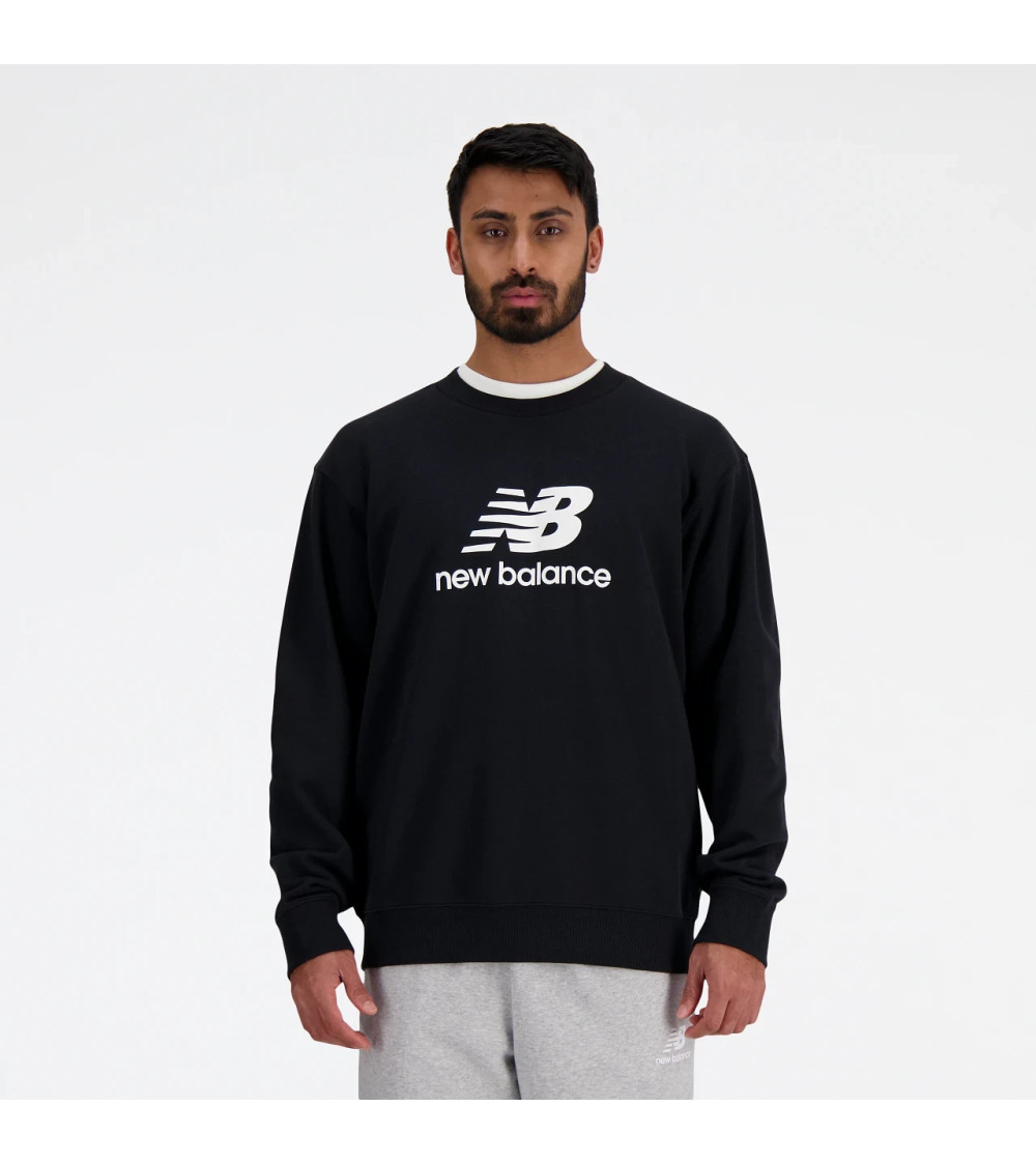 New Balance Stacked Logo Crew - Grau | Offizieller Shop