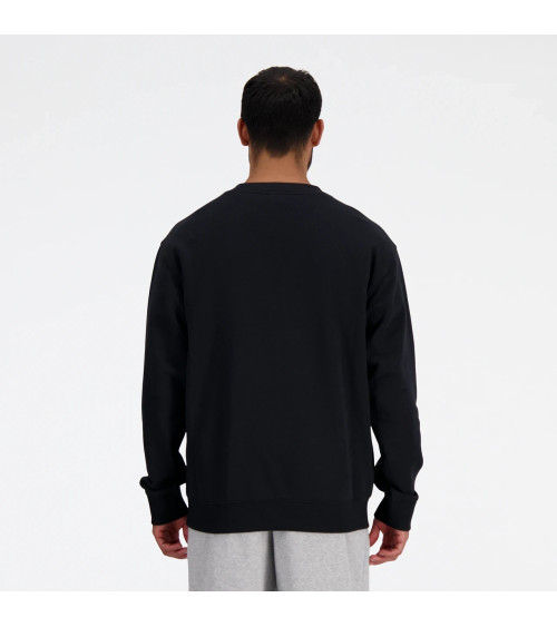 New Balance Stacked Logo Crew - Athletic Grey | Shop Now