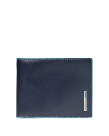 Piquadro Blue Square Geldbörse Leder | Münzbörse für Herren