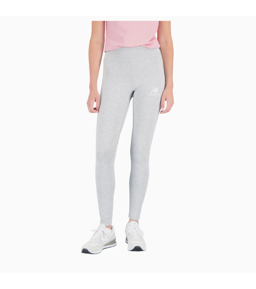 New Balance Leggings Femme - Essentials Coton Logo Stacked