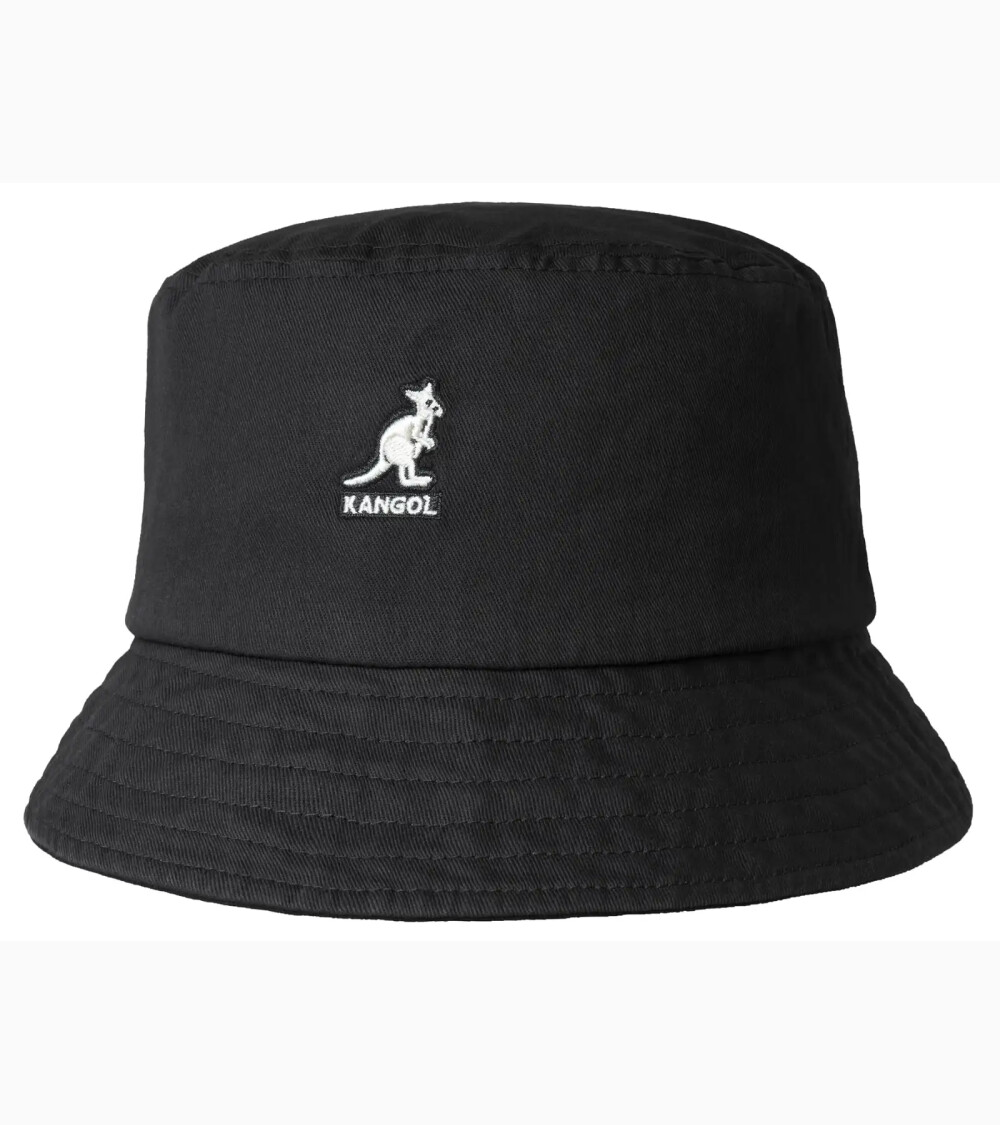 Kangol washed fabric bucket hat