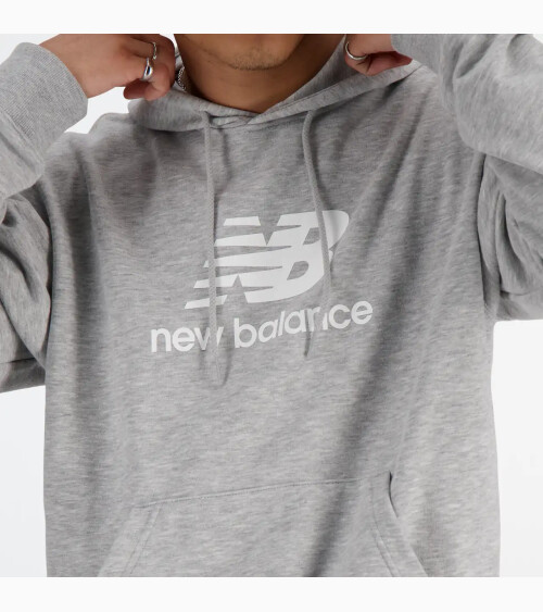New Balance sudadera con capucha con bolsillos